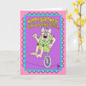 Carte d'anniversaire très efficace (Fleur jaune)