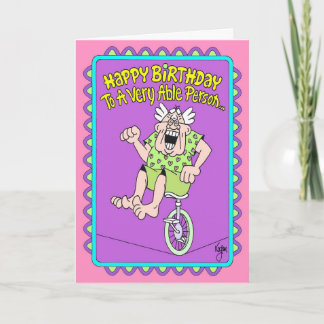 Carte d'anniversaire très efficace