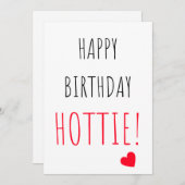 Carte d'anniversaire très heureuse pour lui et ell (Devant / Derrière)