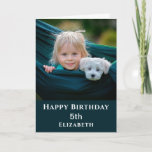 Carte d'anniversaire très heureux Photo personnali<br><div class="desc">Carte d'anniversaire très heureuse Photo Personnalisez la carte que vous pouvez recréer et donner aux personnes spéciales de votre vie. Laissez ou remplacez la photo par la vôtre sur la couverture et remplacez les mots sur la couverture et à l'intérieur par la vôtre. Profite.</div>