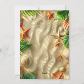 Carte d'anniversaire tropicale (Dos)