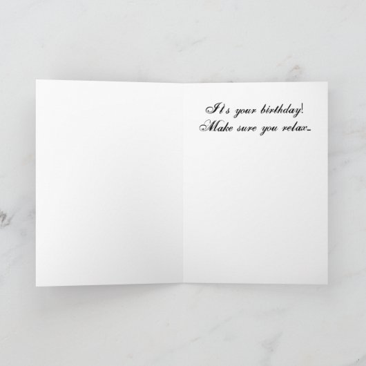 Carte d'anniversaire tropicale (Intérieur)