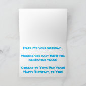 Carte d'anniversaire "Troupeau de vaches" (Intérieur)