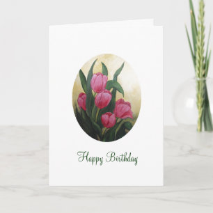 Carte d'anniversaire Tulip