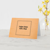 Carte d'anniversaire turque en lettres noires (Fleur jaune)