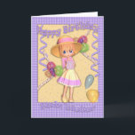 Carte d'anniversaire Twin Sister - Petite fille mi<br><div class="desc">Carte d'anniversaire Twin Sister - Petite fille mignonne</div>