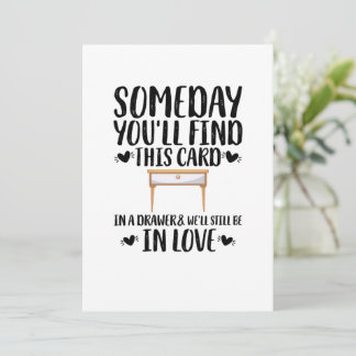 Carte d'anniversaire un jour vous trouverez ceci d