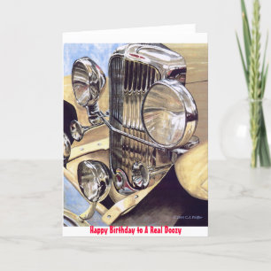 Carte d'anniversaire "Un vrai chien"