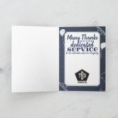 Carte d'anniversaire universelle de l'employé (Intérieur)