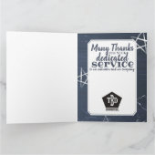 Carte d'anniversaire universelle de l'employé (Intérieur)