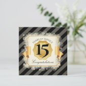 Carte d'anniversaire universelle pour employés en  (Debout devant)