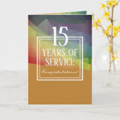 Carte d'anniversaire universelle pour les employés (Fleur jaune)