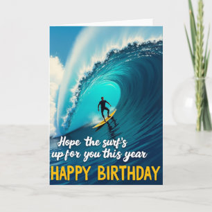 Carte d'anniversaire Vague d'aventure