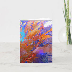 Carte d'anniversaire - varech marin