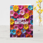 Carte d'anniversaire Vibrant Bloom (Fleur jaune)