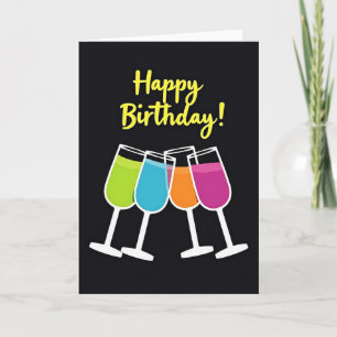 Carte d'anniversaire Vibrant Cheers