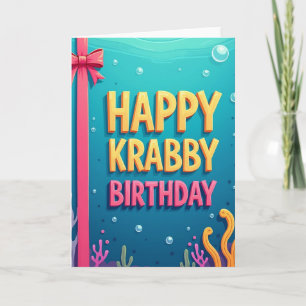 Carte d'anniversaire Vibrante de la Mer