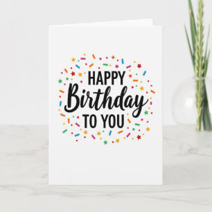 Carte d'anniversaire Vibrants Sprinkles