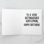 Carte d'anniversaire victorienne pour chat pour lu (Intérieur)