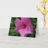 Carte d'anniversaire vierge (Fleur jaune)