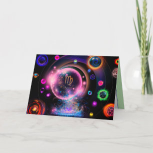 Carte d'anniversaire Vierge