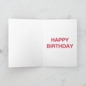 Carte d'anniversaire vilaine de chien (Intérieur)