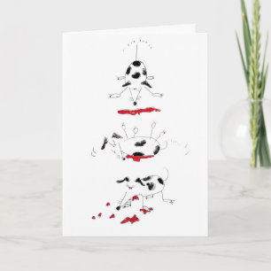 Carte d'anniversaire vilaine de chien
