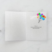 Carte d'anniversaire vin rouge et bouteille (Intérieur)