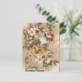 Carte d'anniversaire vintage (Debout devant)