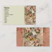 Carte d'anniversaire vintage (Devant / Derrière)