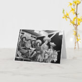 Carte d'anniversaire Vintage (Fleur jaune)