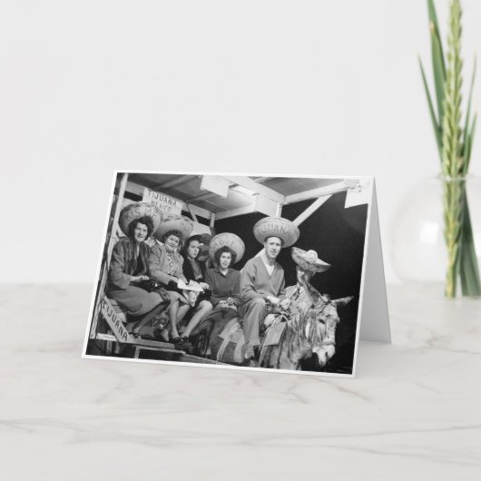 Carte d'anniversaire Vintage (Devant)