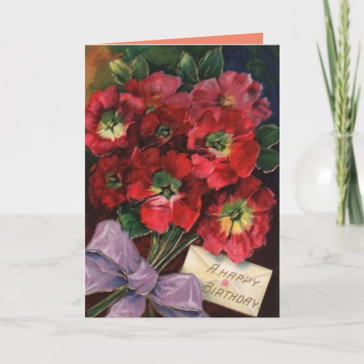 Carte d'anniversaire vintage (Devant)