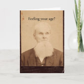 Carte d'anniversaire vintage (Devant)