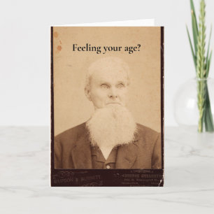 Carte d'anniversaire vintage