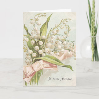 Carte d'anniversaire vintage