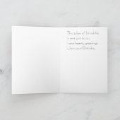 Carte d'anniversaire vintage (Intérieur)