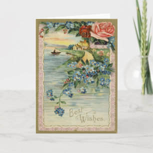 Carte d'anniversaire vintage