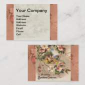 Carte d'anniversaire vintage (Devant / Derrière)