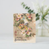 Carte d'anniversaire vintage (Debout devant)