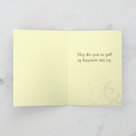 Carte d'anniversaire vintage (Intérieur)