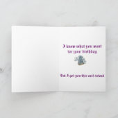 Carte d'anniversaire vintage (Intérieur)