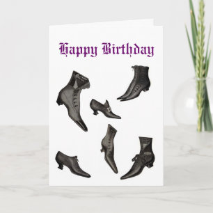 Carte d'anniversaire vintage