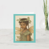 Carte d'anniversaire vintage Fairy (Devant)