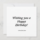 Carte d'anniversaire vintage Kittens (Dos)