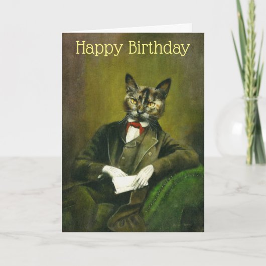 Carte d'anniversaire vintage pour les gentillesse  (Devant)