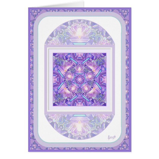 Carte d'anniversaire violette W1 (Devant)