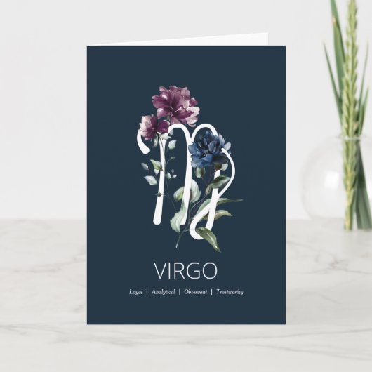 Carte d'anniversaire Virgo (Devant)