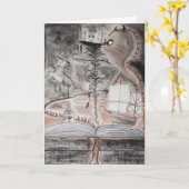 Carte d'anniversaire "Vivez vos rêves" (Fleur jaune)