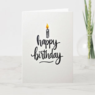 Carte d'anniversaire Vivid Flame